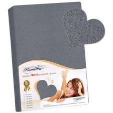 Bellatex frottír lepedő, 140×200 cm, sötétszürke (7320) lakástextília