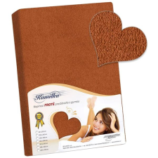 Bellatex frottír lepedő, 180×200 cm, barna lakástextília