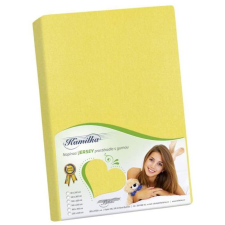 Bellatex Jersey lepedő, 120×200 cm, sárga (706) lakástextília