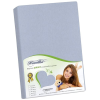 Bellatex Jersey lepedő, 90×200×40 cm, szürke