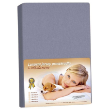 Bellatex Jersey lepedő elasztánnal, 90×200 cm, sötétszürke (4637) lakástextília