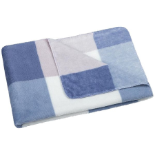 Bellatex Korall Micro 1014 / 020 75 × 100 kék kockás lakástextília