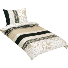 Bellatex Linen cotton 90/927 beige leaves 140 × 200, 70 × 90 cm (11348) lakástextília