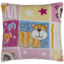 Bellatex Mazlík - dětský motiv - 38 × 38cm - růžový patchwork lakástextília