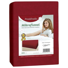 Bellatex mikroflanel lepedő, 90×200 cm, bordó lakástextília