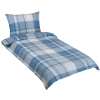 Bellatex pamut ágyneműhuzat, 90/545, kék kockás, 140×200 + 70×90 cm (11417)