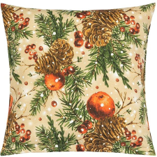 Bellatex Povláček VÁNOCE 40 × 40 cm 55/125 vánoční šišky a jablka lakástextília