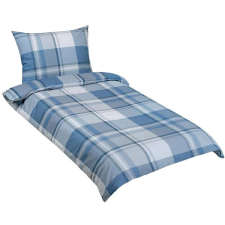 Bellatex Povlečení bavlna 90 / 545 kostka modrá 140 × 200, 70 × 90 lakástextília