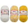 Bellatex s.r.o. Everyday Senfoni 3 × 100 g - 71002 sárga, fehér