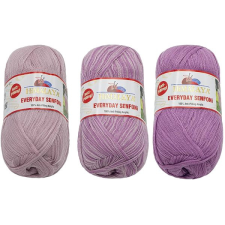 Bellatex s.r.o. Everyday Senfoni 3 × 100 g - 71009 lila rövidáru