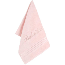 Bellatex s. r. o. Frottír 50×100 Linie L/719 rózsaszín Nagymama hímzéssel lakástextília