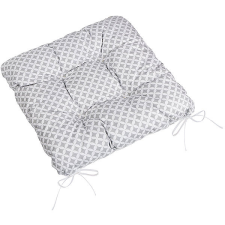 Bellatex Sedák ADÉLA 4105 prošívaný 40 × 40 kosočtverce šedobílé lakástextília