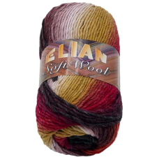 Bellatex Soft Wool 100g - 86040 piros rövidáru