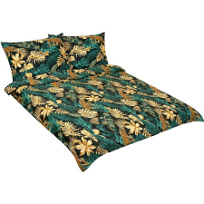 Bellatex vászon pamut 90/692 monstera zöld, 140×200, 70×90 cm lakástextília