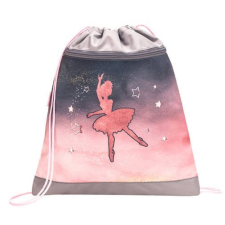 BELMIL hálós és zsebes tornazsák, Ballerina Black Pink tornazsák