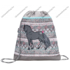 BELMIL hálós és zsebes tornazsák, Horse/Lovas