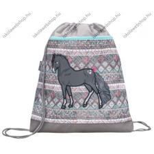 BELMIL hálós és zsebes tornazsák, Horse/Lovas tornazsák