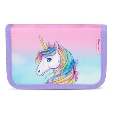 BELMIL Tolltartó, klapnis, cipzáras, BELMIL "Heart of the Rainbow", unikornis tolltartó