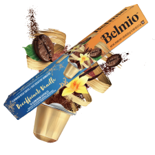 BELMIO Decaffeinato Vanilla - koffeinmentes vanília kávékapszula - 10db kávé