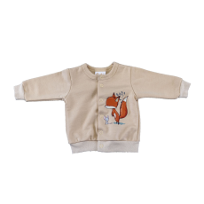  Belül bolyhos baba kocsikabát Róka mintával