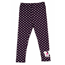 Belül enyhén bolyhos kislány leggings cica mintával babanadrág