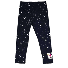  Belül enyhén bolyhos kislány leggings cica mintával