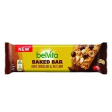 Belvita Keksz BELVITA Baked Bar étcsokoládés-mogyorós 40g csokoládé és édesség
