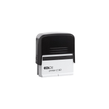 Bélyegző C50 Printer Colop fekete ház/piros párna bélyegző