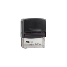  Bélyegző C60 Printer Colop átlátszó fekete ház/fekete párna bélyegző