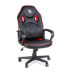 BEMADA Gamer szék karfával - fekete / piros - 71 x 53 cm / 53 x 47 cm