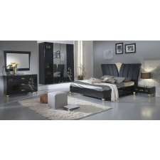 Ben Company BC Sofia hálószoba - fekete-arany bútor