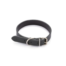Bende Nyakörv Bőr Fekete 25x600mm nyakörv, póráz, hám kutyáknak