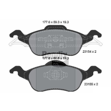 BENDIX Braking fékbetétkészlet, tárcsafék BENDIX Braking BPD1106 autóalkatrész
