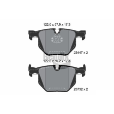 BENDIX Braking fékbetétkészlet, tárcsafék BENDIX Braking BPD1166 autóalkatrész