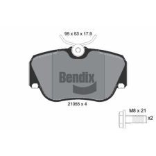 BENDIX Braking fékbetétkészlet, tárcsafék BENDIX Braking BPD1172 autóalkatrész