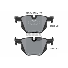 BENDIX Braking fékbetétkészlet, tárcsafék BENDIX Braking BPD1272 autóalkatrész