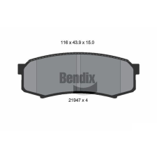BENDIX Braking fékbetétkészlet, tárcsafék BENDIX Braking BPD1294 autóalkatrész