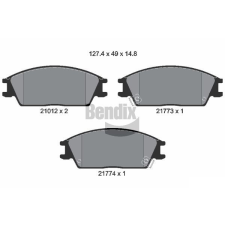 BENDIX Braking fékbetétkészlet, tárcsafék BENDIX Braking BPD1303 autóalkatrész