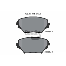BENDIX Braking fékbetétkészlet, tárcsafék BENDIX Braking BPD1335 autóalkatrész
