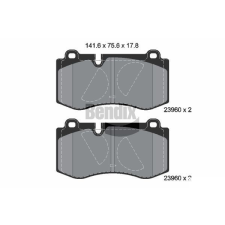 BENDIX Braking fékbetétkészlet, tárcsafék BENDIX Braking BPD1390 autóalkatrész