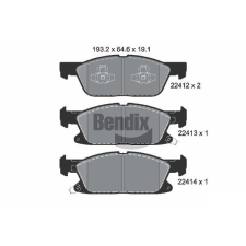 BENDIX Braking fékbetétkészlet, tárcsafék BENDIX Braking BPD1411 autóalkatrész