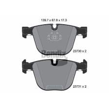BENDIX Braking fékbetétkészlet, tárcsafék BENDIX Braking BPD1469 autóalkatrész