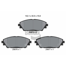 BENDIX Braking fékbetétkészlet, tárcsafék BENDIX Braking BPD1477 autóalkatrész
