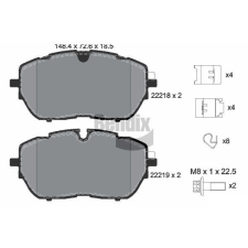 BENDIX Braking fékbetétkészlet, tárcsafék BENDIX Braking BPD1542 autóalkatrész