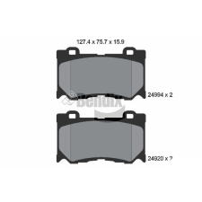 BENDIX Braking fékbetétkészlet, tárcsafék BENDIX Braking BPD2213 autóalkatrész
