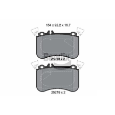 BENDIX Braking fékbetétkészlet, tárcsafék BENDIX Braking BPD2237 autóalkatrész