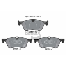 BENDIX Braking fékbetétkészlet, tárcsafék BENDIX Braking BPD2525 autóalkatrész