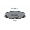 BENDIX Braking fékbetétkészlet, tárcsafék BPD1185