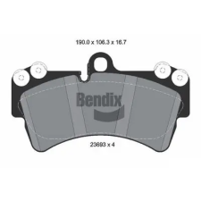 BENDIX Braking fékbetétkészlet, tárcsafék BPD1350 autóalkatrész