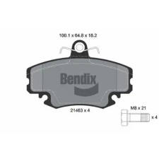BENDIX Braking fékbetétkészlet, tárcsafék BPD1468 autóalkatrész